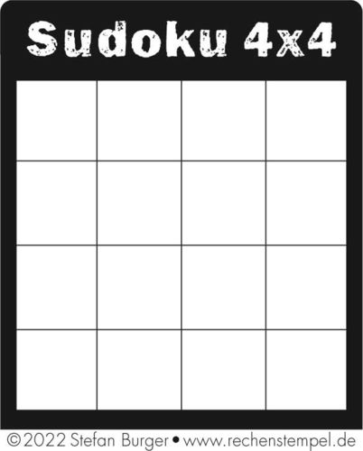 "Mini Sudoku 4x4"