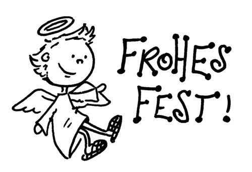 "Frohes Fest!" groß