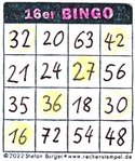 "16er Bingo"